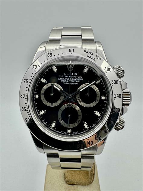 rolex daytona acciaio nero|rolex daytona nero.